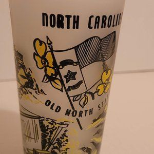 Vintage North Carolina Souvenir Glass